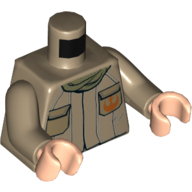 Lego tělo, tmavě béžová (6142862)